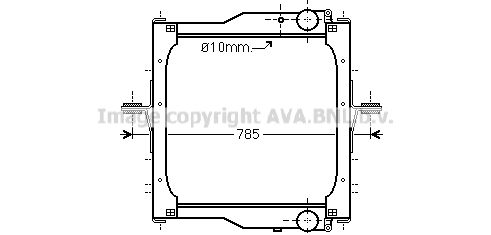 AVA QUALITY COOLING Radiators, Motora dzesēšanas sistēma RE2094